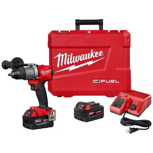 Milwaukee M18 FUEL 1/2" Chuck Hammer Drill/Driver w/ 2 Batteries (Keyless Chuck)