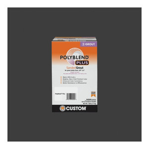 7 lb. Polyblend Charcoal Sanded Tile Grout