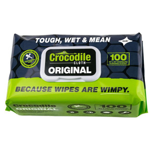 15" X 10" Crocodile Cloth Original Cleaning Wipes (Pack of 100 Wipes)