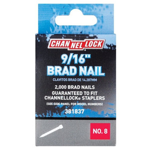 9/16" 18-Gauge Brad Nails (Pack of 2,000)