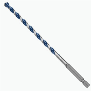 1/4" X 6" Bosch BlueGranite Turbo Carbide Hammer Drill Bit - 1/4" Hex Impact Shank