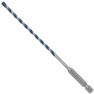 5/32" X 6" Bosch BlueGranite Turbo Carbide Hammer Drill Bit - 1/4" Hex Impact Shank