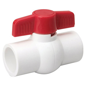 1-1/4" PVC Solvent Ball Valve (Slip X Slip)
