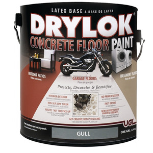 Gallon Gull Gray Latex Concrete Floor Paint