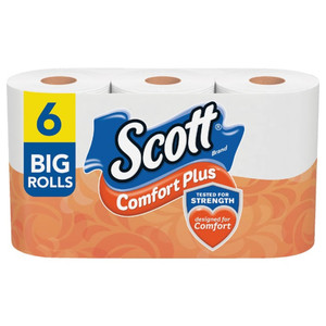 Scott Comfort Plus Toilet Paper (Pack of 6)