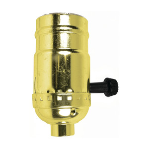 250V Brass Turn Knob Lamp Socket