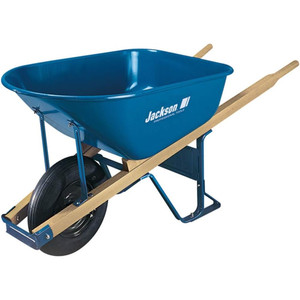 Pneumatic Tire Wheelbarrow Assembled