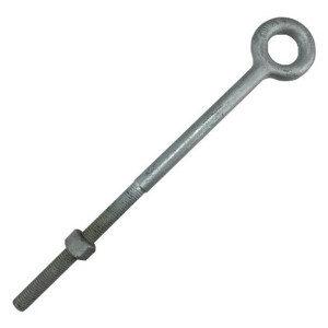 3/4"-10 X 12" Hot Dipped Galvanized Forged Eye Bolt with Hex Nut