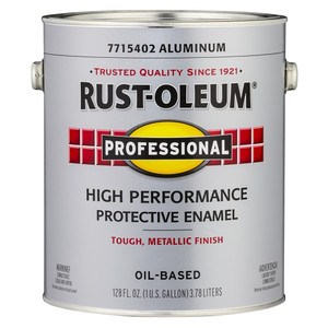 Gallon Rust-Oleum Gloss Aluminum High Performance Protective Enamel Paint