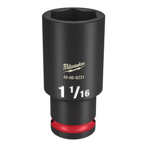 1/2" Drive X 1-1/16" Deep S.A.E. Impact Socket