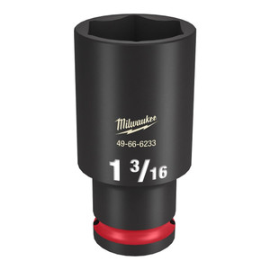 1/2" Drive X 1-3/16" Deep S.A.E. Impact Socket