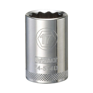 1/2" Drive X 17 mm Shallow Metric Socket