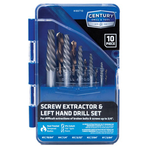 10 pc. Spiral Extractor and Drill Bit Set