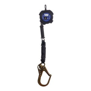 12' Leading Edge SRL Galvanized Cable With 2-1/4" Steel Rebar Hook