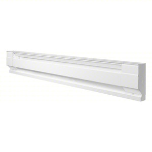 49" 1,500W White Portable Electric Baseboard Heater