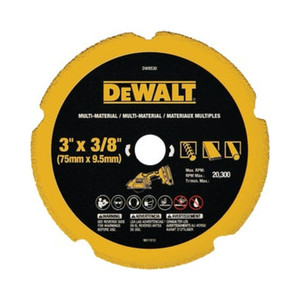 3" X 3/8" Arbor DeWalt Multi-Material Diamond Blade