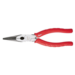 Milwaukee 8" Comfort Grip Long Nose Pliers