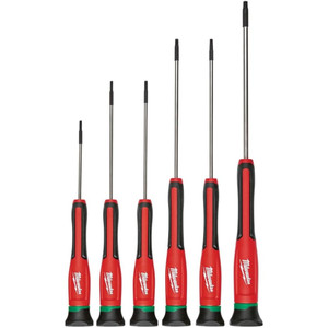 Milwaukee 6 pc Precision Torx Screwdriver Set With Case
