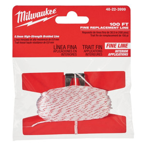 Milwaukee 100' Fine Chalk Line Reel Replacement Line