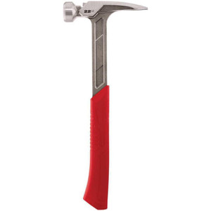 Milwaukee 22 oz Smooth-Face Framing Hammer With Steel I-Beam Handle