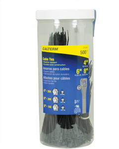 Assorted UV Nylon Cable Ties (Pack of 500)