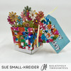 Woven Basket Box Card Pop-up