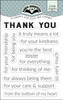 Thank You Phrases clear stamps