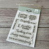 Seasons Sentiments clear stamps