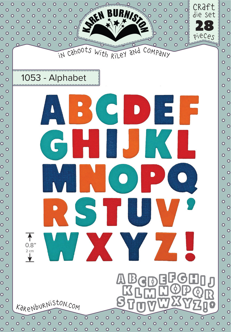 Letter Stencil Kit, 28 pieces