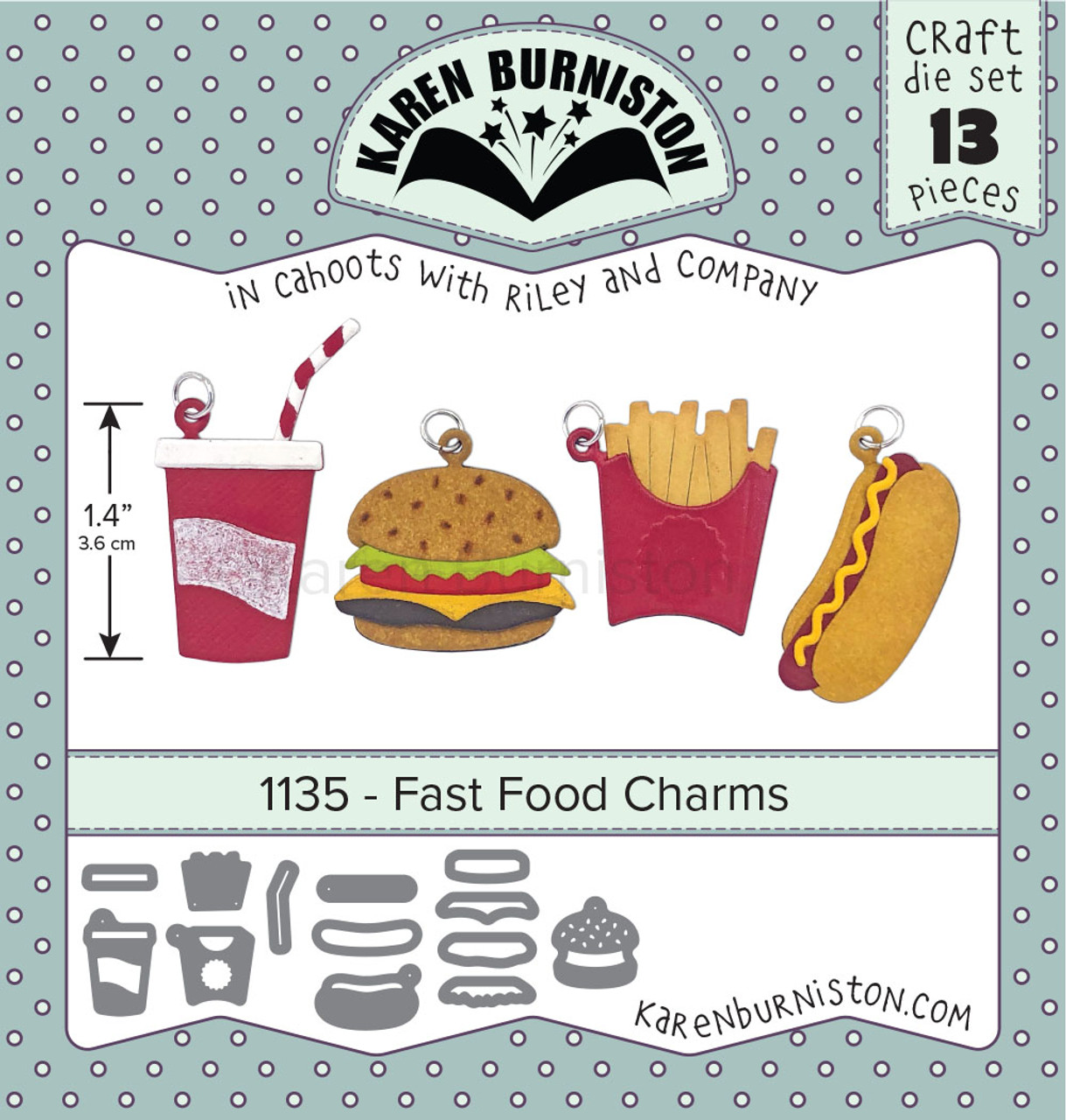 Fast Food Charms - KB Riley LLC