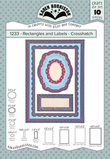 Rectangles and Labels - Crosshatch