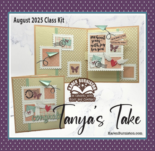 Tanya's Take Card Kit - August 2025 (NO DIE or stamp)