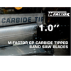 Morse M-Factor GP Carbide Tipped Blades 1"