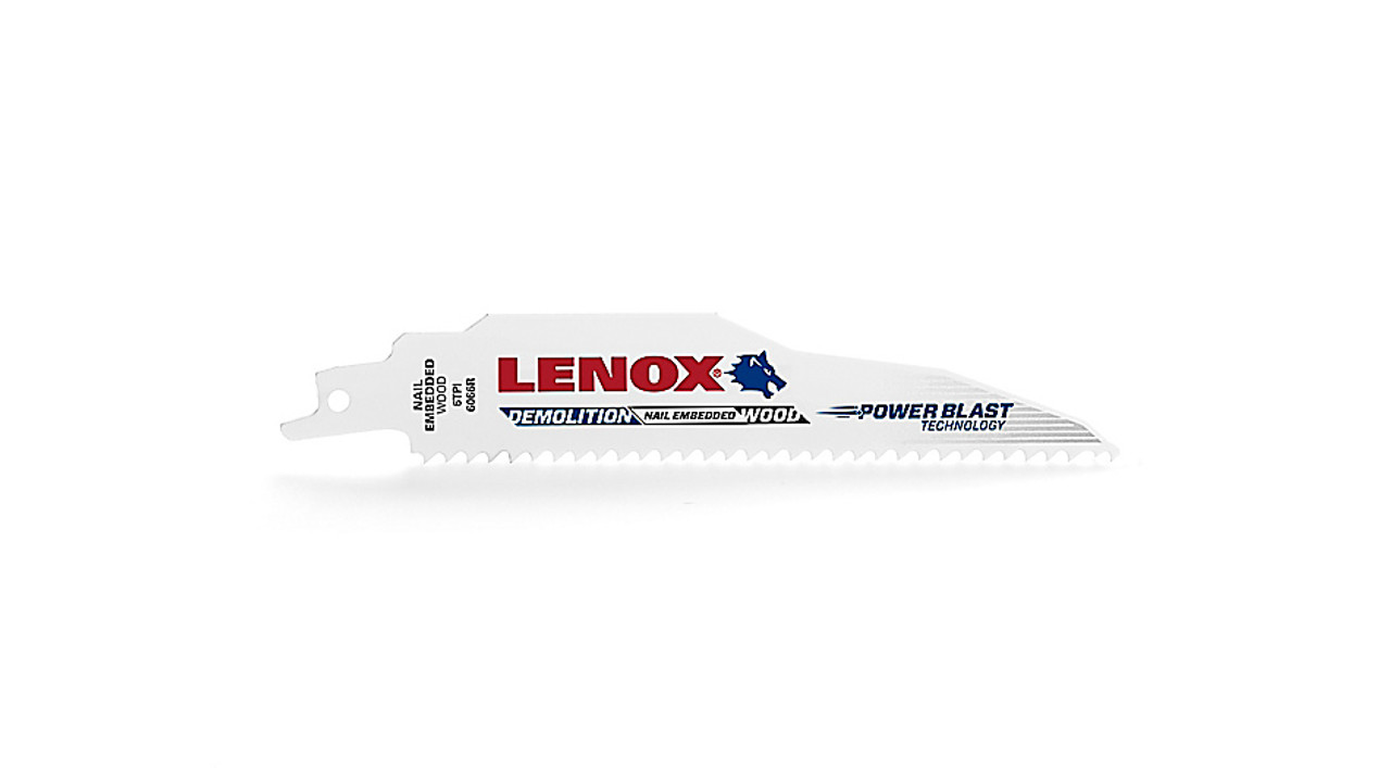Details about  / 10 Lenox Reciprocating Saw Blades 8/" 18 TPI Power Blast For Sawzalls