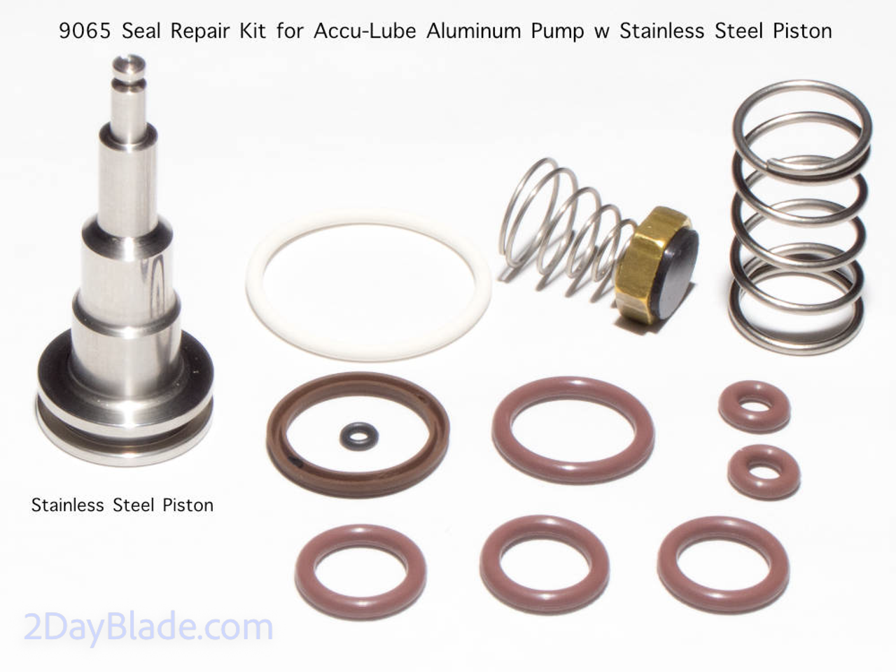 Accu-Lube, 9065, Pump Repair Kit with Stainless Steel Piston
