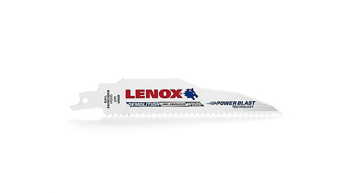 12 Inch Lenox Power Blast For Nail Imbedded Wood, 6 TPI x .050"