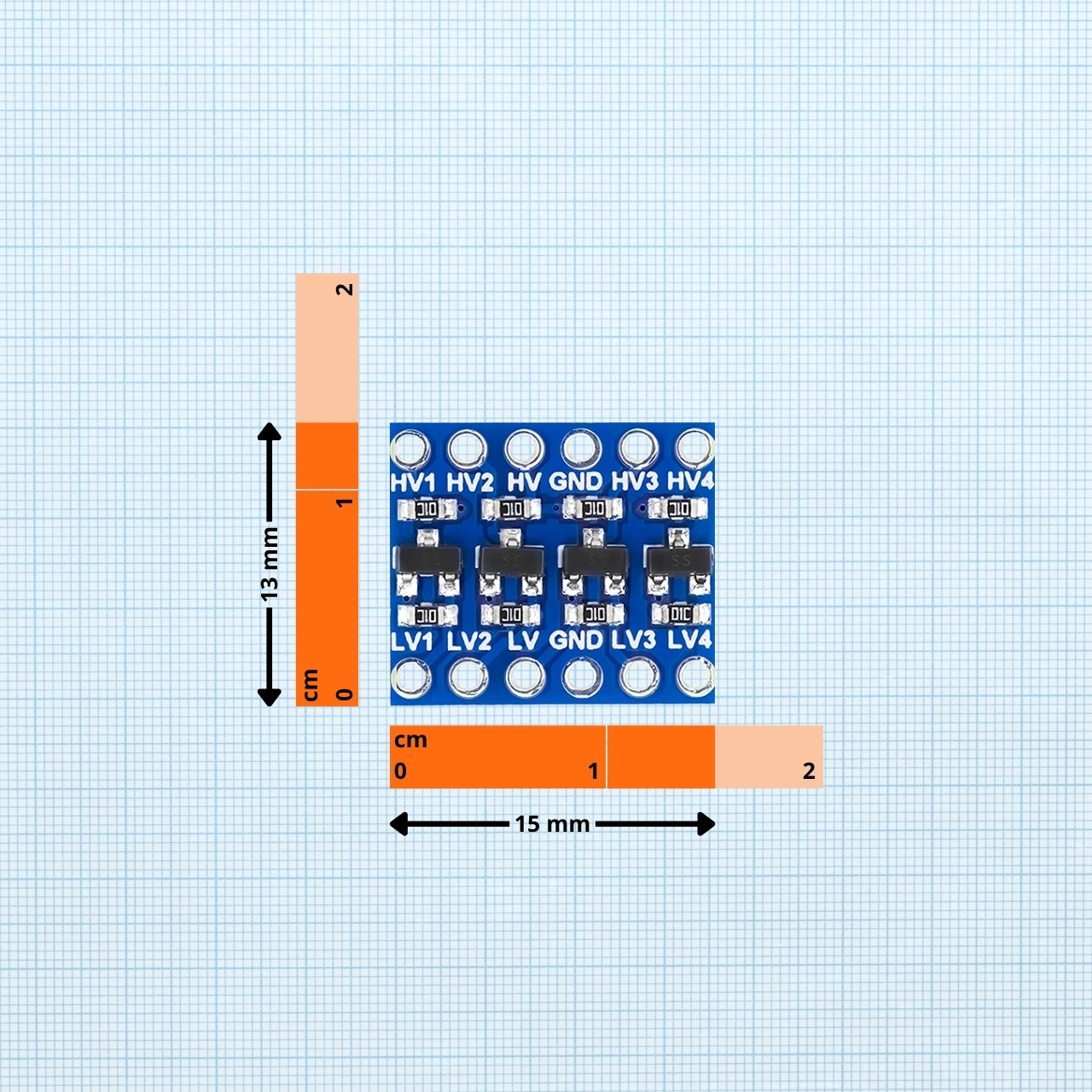 Buy BSS138 4-Ch I2C Bi-directional Logic Level Converter Breakout at ...