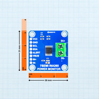 INA260 Voltage, Current, Power Monitor Sensor Breakout
Dimension images