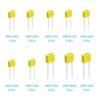 Polyester Film Capacitor Assortment 1nF to 1uF