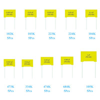 75V AC Film Capacitor Kit 1KpF to 1uF