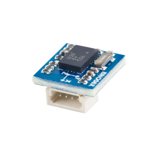 BNO086 IMU mini breakout board designed for robotics, AR, VR, and IoT applications, featuring a compact design with multiple pin headers and advanced motion sensing capabilities.
