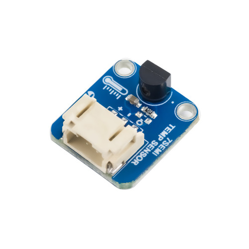 DS18B20+ 1-Wire Digital Temperature Sensor Breakout with 3-pin connector, precise and durable temperature sensing module for electronics and IoT projects.