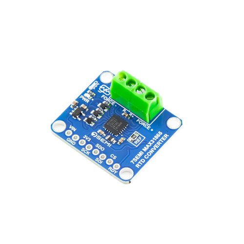 PT1000 RTD 2-Wire Temperature Sensor Amplifier Breakout Board featuring MAX31865, high-precision module for reliable temperature measurement in industrial and scientific applications.