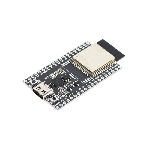 ESP32-DEVKIT-E Development Board featuring WiFi and BLE capabilities, a versatile module for IoT and wireless communication projects.