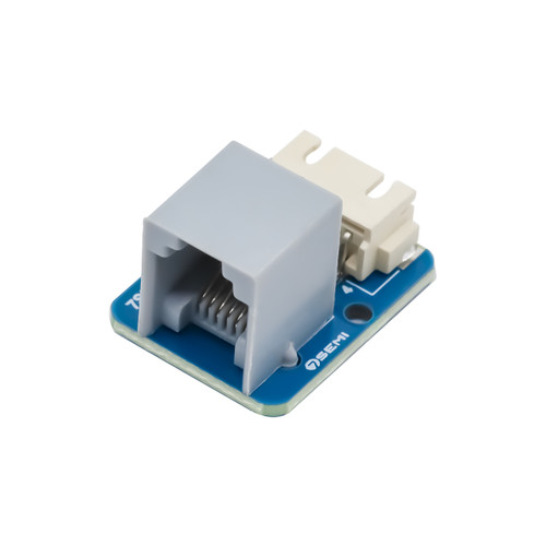 7Semi RJ11 Breakout Board with 4-Pin 2mm Pitch JST Equivalent Connector – Compact, durable, and designed for seamless RJ11 cable integration with microcontrollers and sensors.