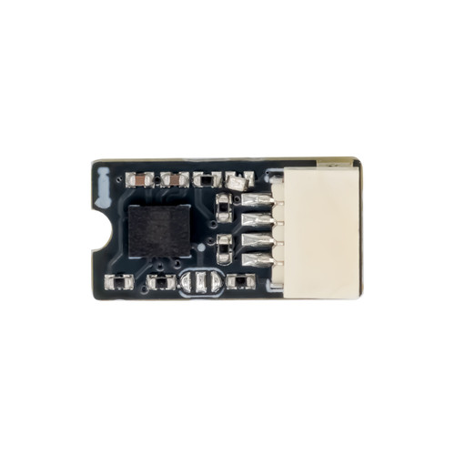 Front view of 7SEMI LSM6DSV16X motion sensor module showing MEMS accelerometer and gyroscope components