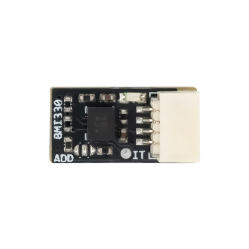 Front view of 7Semi BME330 Nano module showing connectors and components