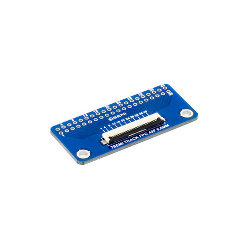 40 Pin 0.5mm FFC FPC Connector Breakout Board isometric view