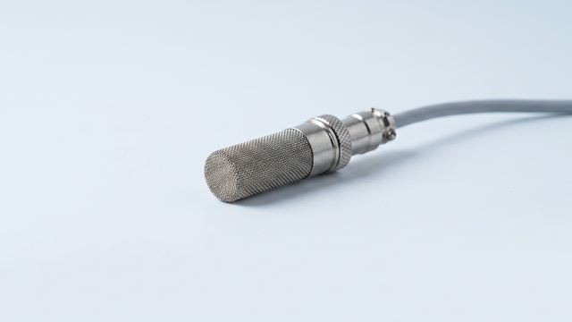 Temperature and humidity sensor probe with mesh filter