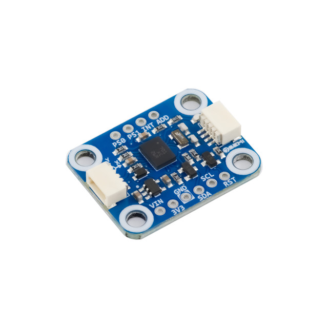 Smart 9-DOF IMU with integrated accelerometer, gyroscope, and magnetometer.
